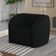 Poltrona Decorativa Para Sala De Estar Lazio M03 Veludo Preto - Lyam Decor