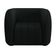Poltrona Decorativa Para Sala De Estar Lazio M03 Veludo Preto - Lyam Decor