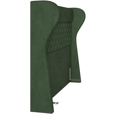 Cabeceira Cama Box Queen 160 cm P05 Madrid Couríssimo Verde Musgo - Lyam Decor