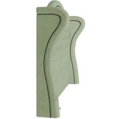 Cabeceira Cama Box Casal 140 cm P05 Lisboa Bouclê Oliva - Lyam Decor