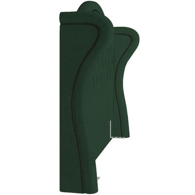 Cabeceira Cama Box Casal 195 cm P05 Lisboa Bouclê Verde - Lyam Decor