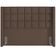 Cabeceira Cama Box King 195 cm P05 Paris Veludo Marrom - Lyam Decor