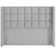 Cabeceira Cama Box Casal 140 cm P05 Paris Linho Cinza - Lyam Decor