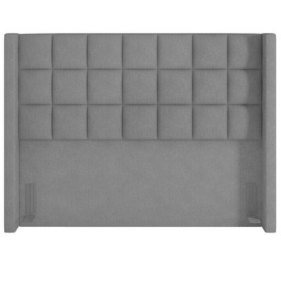 Cabeceira Cama Box Casal 140 cm P05 Paris Linho Cinza Escuro - Lyam Decor