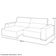 Sofá Retrátil Reclinável Para Sala 4 Lugares 290cm Bari L06 Couro Off White - Lyam Decor