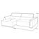 Sofá Retrátil Reclinável Para Sala 4 Lugares 280cm Livorno L06 Couro Camel - Lyam Decor