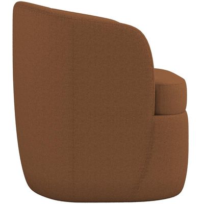 KIT 02 Poltronas Decorativa Giratória Para Sala de Estar Siena K01 Bouclê Mostarda - Lyam Decor