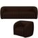 Kit Sofá 4 Lugares Para Sala 292cm com 01 Poltrona Lazio M03 Corano Marrom - Lyam Decor