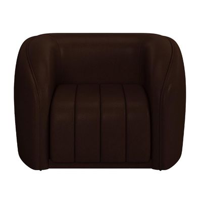 Kit Sofá 4 Lugares Para Sala 292cm com 01 Poltrona Lazio M03 Corano Marrom - Lyam Decor