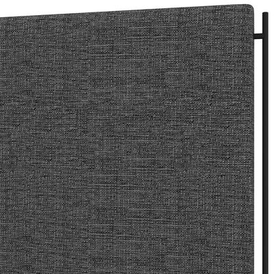 Cabeceira Cama Box Queen 160cm Estofada Goya P05 Linho Cinza Escuro - Lyam Decor
