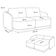Sofá Cama para Sala de Estar 2 Lugares 216cm Montserrat K01 Veludo Preto - Lyam Decor