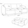 Sofá Cama para Sala de Estar 3 Lugares 246cm Montserrat K01 Veludo Cinza - Lyam Decor