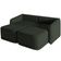 Sofá Cama para Sala de Estar 3 Lugares 236cm Montserrat K01 Veludo Verde - Lyam Decor