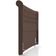 Cabeceira Cama Box Casal 140cm Estofada Meora P05 Veludo Marrom - Lyam Decor