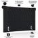 Cabeceira Cama Box Queen 160cm Estofada Meora P05 Veludo Preto - Lyam Decor