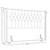 Cabeceira Cama Box King 195cm Estofada Meora P05 Veludo Preto - Lyam Decor