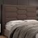 Cabeceira Cama Box Casal 140cm Estofada Nora P05 Veludo Marrom - Lyam Decor