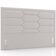 Cabeceira Cama Box Queen 160cm Estofada Nora P05 Veludo Cinza - Lyam Decor