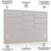 Cabeceira Cama Box Queen 160cm Estofada Nora P05 Veludo Cinza - Lyam Decor