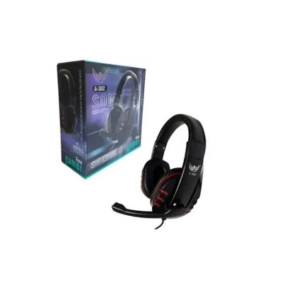 Fone De Ouvido Gamer A-302 Headset - azul