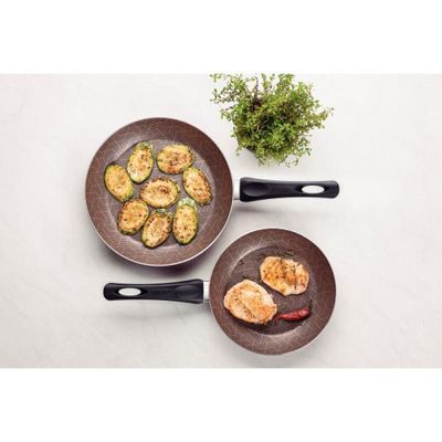 Jogo de Frigideiras Tramontina Paris Texture em Aluminio com Revestimento Interno e Externo Antiaderente Starflon Max Ve