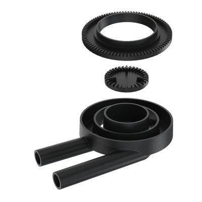 Queimador Duplo Completo Fogão Industrial Ferro N05 15,5cm