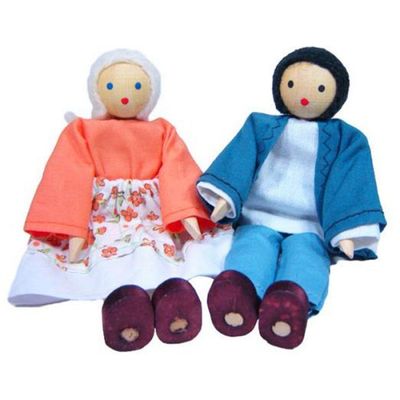 Bonecos Adultos para Casinha de Boneca - Bohney