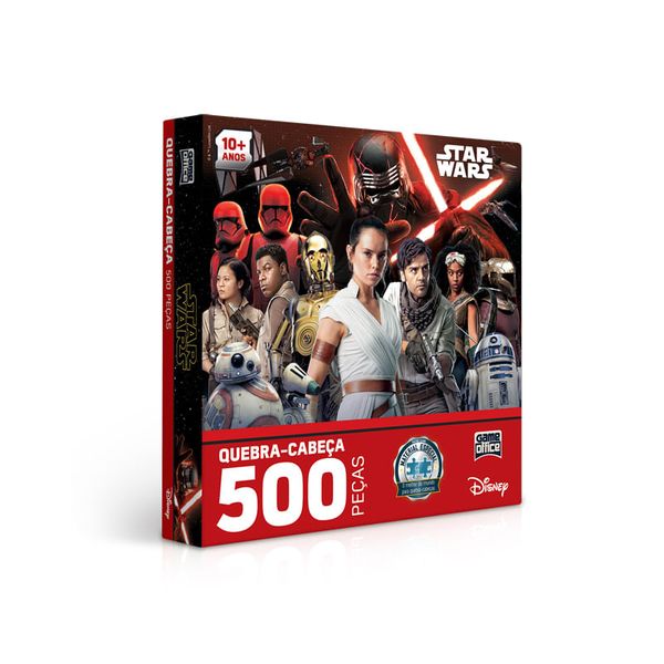 Quebra-Cabeça - 500 Peças - Star Wars IX: Ascensão de Skywalker - Toyster TOYS2669 Quebra-Cabeça - 500 Peças - Star Wars IX: Ascensão de Skywalker - Toyster TOYS2669