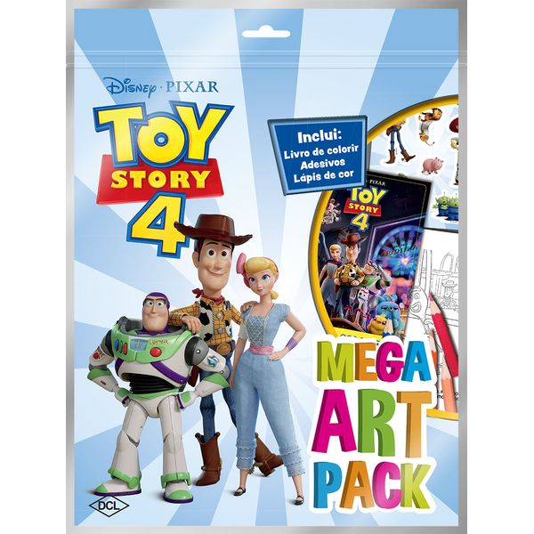 Livro Toy Story 4 - Mega Art Pack - Dcl livros DCL2447