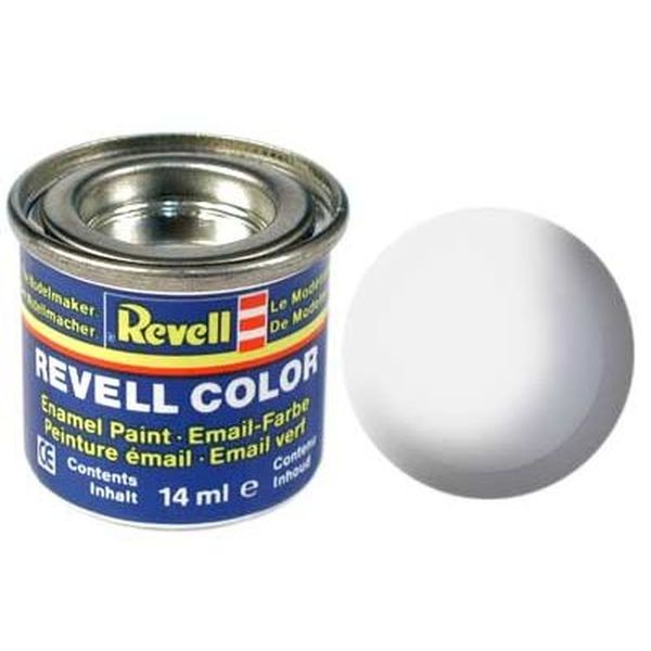 Tinta Esmalte - Branco - Brilhante - 14ml - Revell REV32104 Tinta Esmalte - Branco - Brilhante - 14ml - Revell REV32104