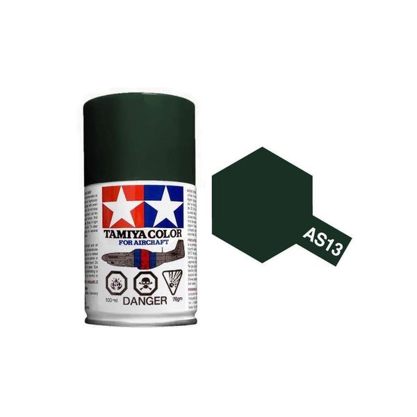 Tinta Spray - Verde - AS-13 - 100ml - Tamiya TAM86513