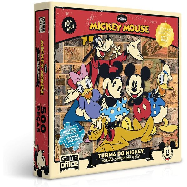 Quebra-Cabeça - 500 Peças - Disney - Turma do Mickey Mouse - Toyster TOYS2229