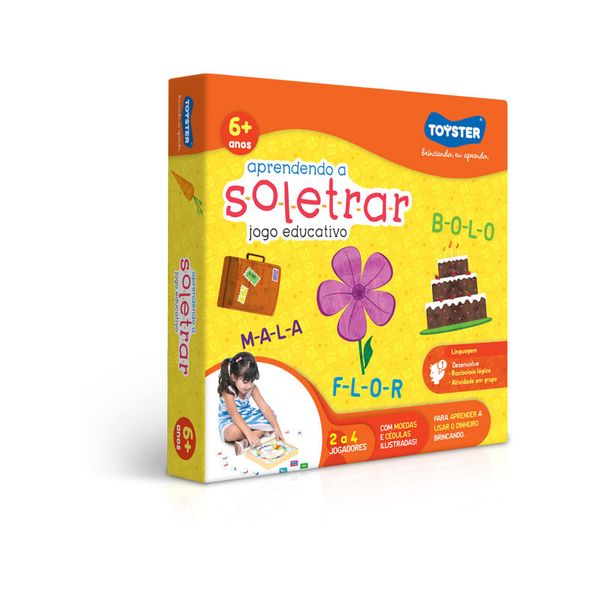 Jogo Aprendendo a Soletrar - Toyster TOYS2044 Jogo Aprendendo a Soletrar - Toyster TOYS2044