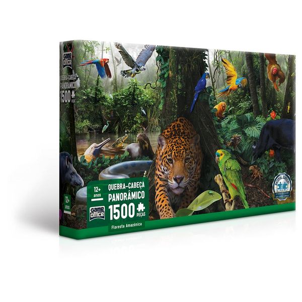 Quebra Cabeça - 1500 peças - Floresta Amazônica - Toyster TOYS2693