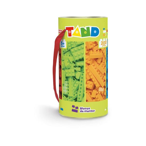 Blocos de Montar - 200 peças - Tand - Toyster TOYS2704 Blocos de Montar - 200 peças - Tand - Toyster TOYS2704