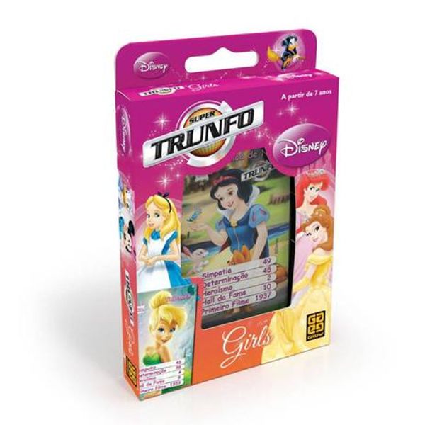 Jogo - Super Trunfo - Disney - Girls - Grow GROW02471 Jogo - Super Trunfo - Disney - Girls - Grow GROW02471