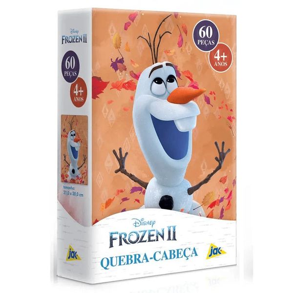 Quebra Cabeça - 60 Peças - Disney - Frozen II - Olaf - Toyster Toyster