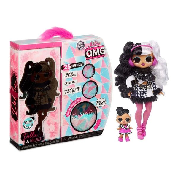 Bonecas LOL Surprise - Winter Disco - 25 Surpresas - Dollie & Dollface - Candide CAN8935 Bonecas LOL Surprise - Winter Disco - 25 Surpresas - Dollie & Dollface - Candide CAN8935