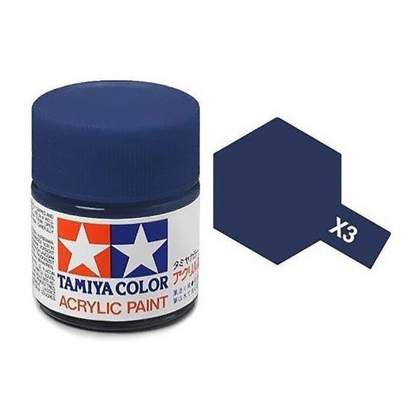 Tinta Acrílica - Azul Metálico - X-13 - 10ml - Tamiya TAM81513