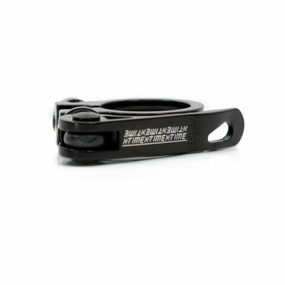 Abraçadeira De Selim 31.8mm Com Blocagem Alumínio Mtb Xtime