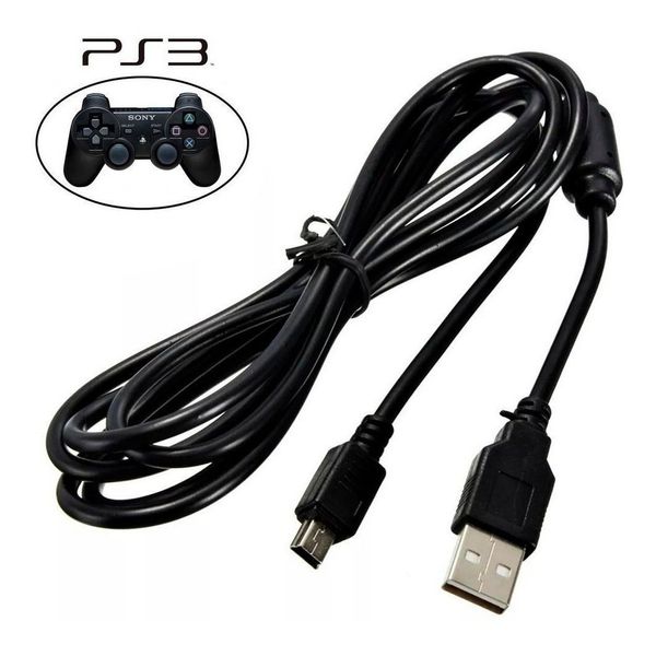 Cabo USB V3 para controle PS3 KTS - Tudo em Caixa