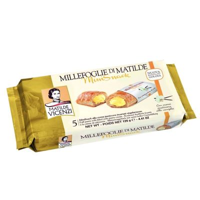 BISCOITO MATILDE VICENZI FOLHADO CREME 125G