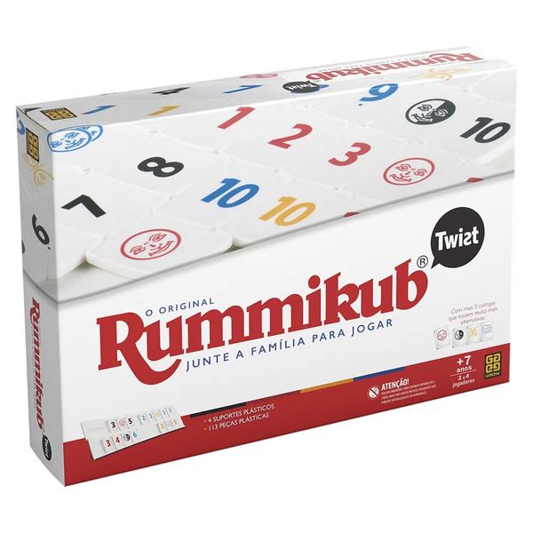Jogo - Rummikub Twist - Grow GROW03455 Jogo - Rummikub Twist - Grow GROW03455