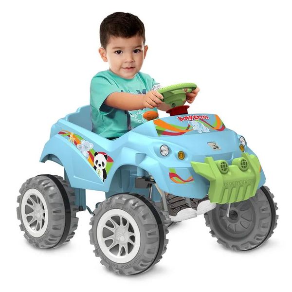 Carrinho Smart de Passeio e Pedal - Baby Cross - Azul BAND572