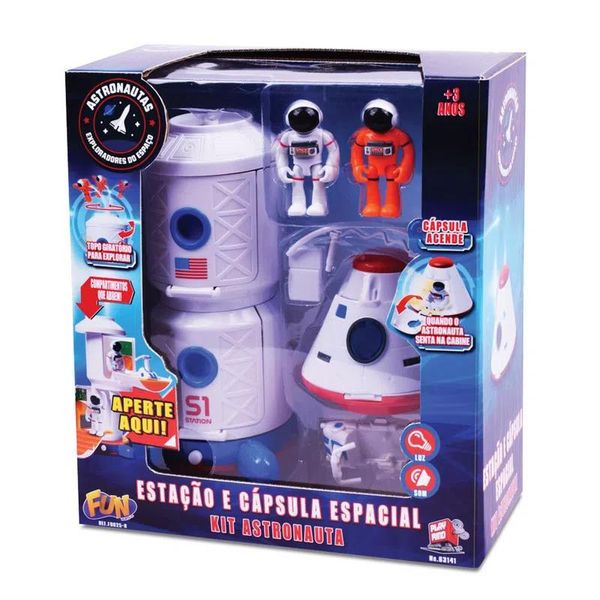 Kit Astronauta - Estação e Cápsula Espacial - FUN F00258