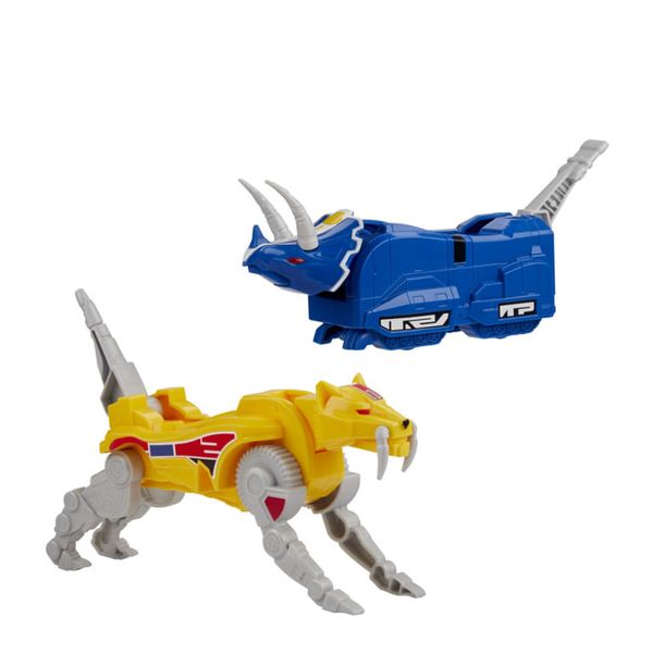 Figura Articulável - Power Ranger - Dino Megazord - Triceratops e Sabertooth - Hasbro Power Rangers Figura Articulável - Power Ranger - Dino Megazord - Triceratops e Sabertooth - Hasbro Power Rangers