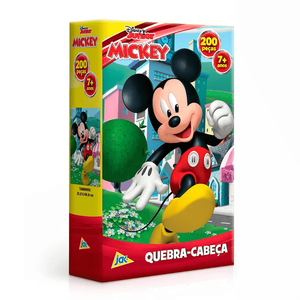 Quebra-Cabeça 200 peças Mickey Disney Junior - Mickey - Toyster Toyster Quebra-Cabeça 200 peças Mickey Disney Junior - Mickey - Toyster Toyster