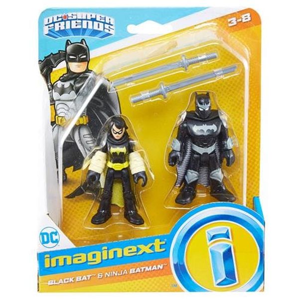 Fisher Price Figura - SUPERMAN E METALO - BLACK BAT E BATMAN NINJA Mattel