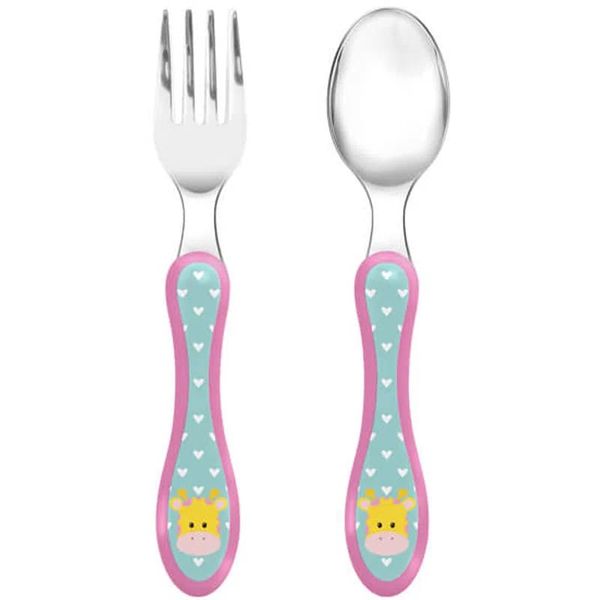 Kit de Talher Infantil - Girafinha - Buba BUB10679