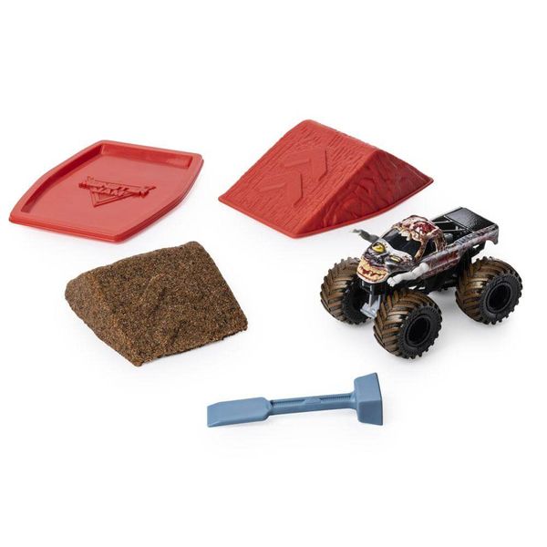 Playset com Rampa e Veículo - Monster Jam - Dirt Starter - Zombie - Sunny Sunny